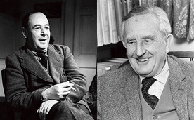 John Ronald Reuel Tolkien Po lewej: Clive Staples Lewis