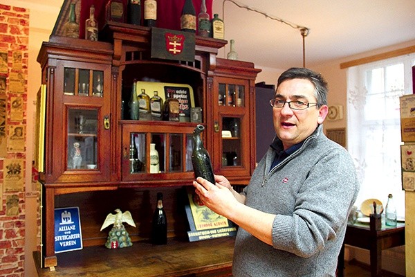 Piotr Mazurek od lat kolekcjonuje pamiątki pochodzące z Wolnego Miasta Gdańska