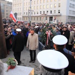 Odsłonięcie pomnika Piłsudskiego
