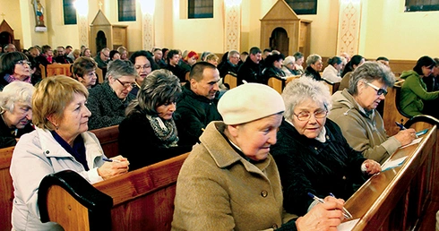 Żywieccy parafianie chętnie skorzystali z tego zaproszenia Pana Boga