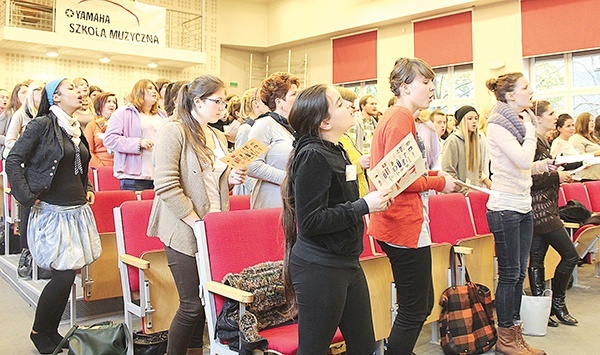  Zeszłoroczne warsztaty gospel w Centrum Edukacyjnym im. Jana Pawła II w Gliwicach