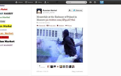 Atak na naszą ambasadę w Moskwie
