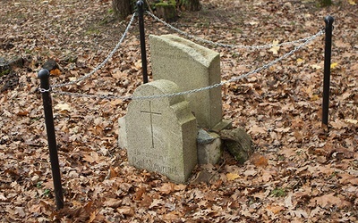 Przedwojenny cmentarz w Krępie Słupskiej 