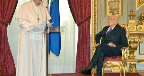 Papież u prezydenta Włoch