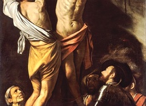Michelangelo Merisi da Caravaggio „Męczeństwo św. Andrzeja”  olej na płótnie, ok. 1607, Muzeum Sztuki, Cleveland