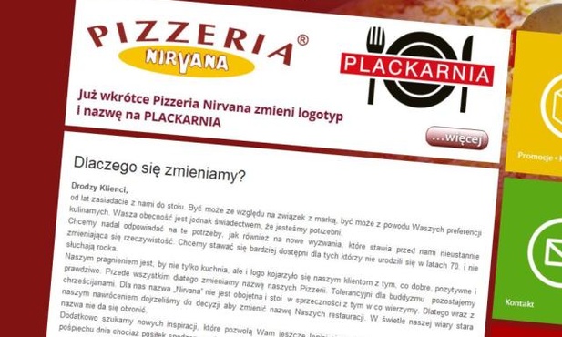 Zmienili nazwę restauracji, bo stała w sprzeczności z ich wiarą