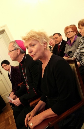 Aktorka Halina Łabonarska wystąpiła z programem artystycznym poświęconym Janowi Pawłowi II 