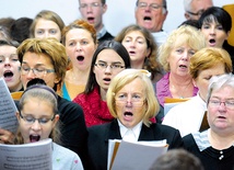  Chórzyści uczyli się m.in. „Hymnu na Rok Wiary”,  który wykonali na jego zakończenie