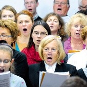  Chórzyści uczyli się m.in. „Hymnu na Rok Wiary”,  który wykonali na jego zakończenie