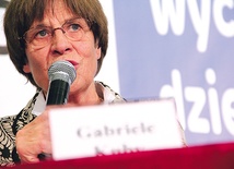 – Bardzo się cieszę, że moje ostrzeżenie przed ideologią gender jest w Polsce poważnie traktowane – powiedziała podczas konferencji G. Kuby