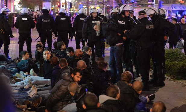 Policja zatrzymała 120 kibiców Lazio Rzym