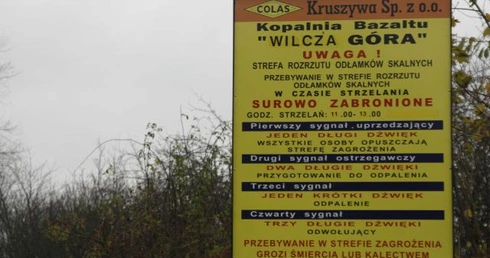 Kopalnia bazaltu na Wilczej Górze