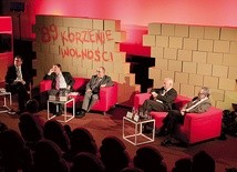  Organizatorzy są bardzo zadowoleni z popularności, jaką cieszyły się festiwalowe wydarzenia. Na zdjęciu debata „Wyzwanie wolności – Europa po 1989 r.”