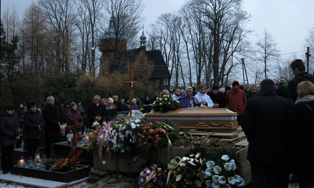 Pogrzeb organisty w Starej Wsi