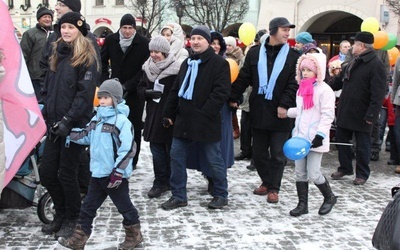 Pierwsze rodzinne spotkanie na cieszyńskim Rynku odbyło sie w grudniu 2013 r.