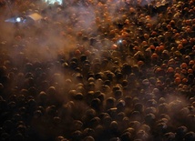 Nocny atak milicji na Majdan