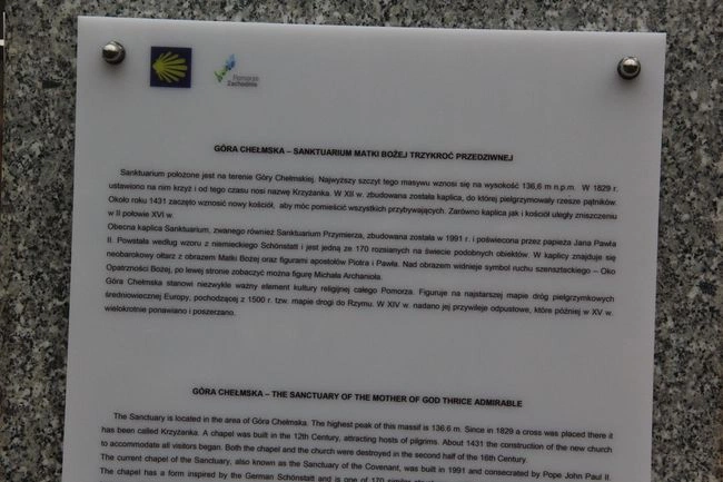 Obelisk jakubowy na Górze Chełsmkiej