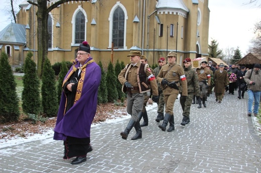 Pożegnanie partyzanta NSZ Edwarda Biesoka