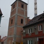Odrestaurowana wieża w Otyniu