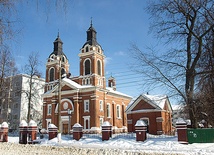 Kościół katolicki w Kirowie wybudowany przez polskich zesłańców z 1864 r. 