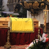 Msza św. żałobna za duszę śp. prof. Brunona Synaka