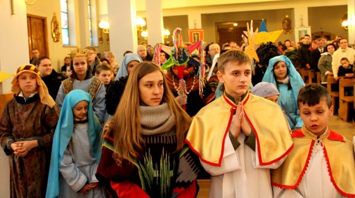 Kolędnicy misyjni z Woli Rzędzińskiej