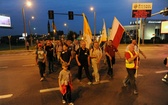 Nocna pielgrzymka mężczyzn z Radomia do Błotnicy