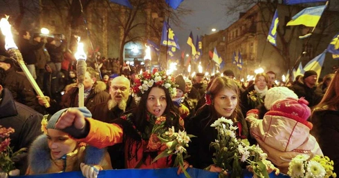 Ukraińcy uczcili mordercę Polaków