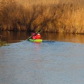 Styczniowa wiosna w kajaku