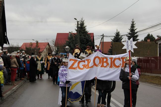 Pochód trzech króli w Zgłobicach