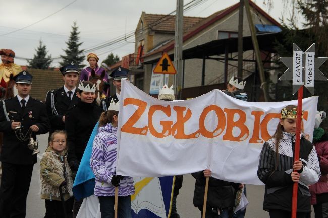 Pochód trzech króli w Zgłobicach