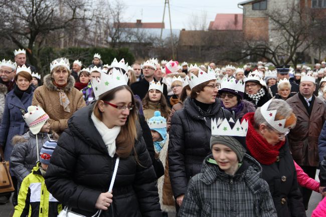 Pochód trzech króli w Zgłobicach