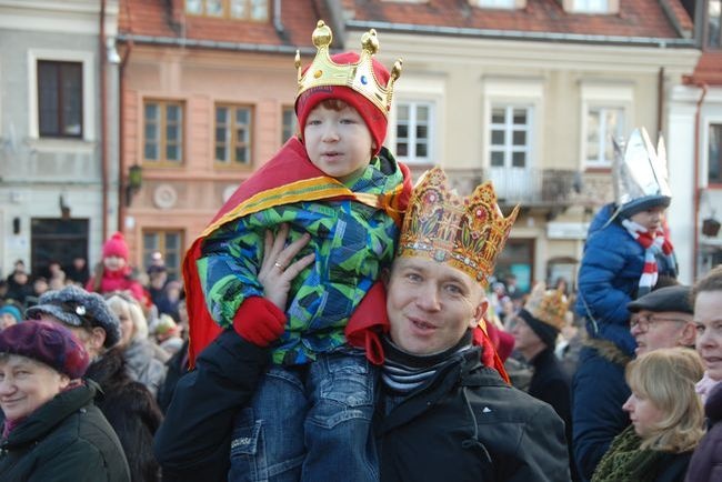 Orszak Trzech Króli w Sandomierzu 