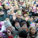 Orszak w Świdnicy - hołd na Rynku