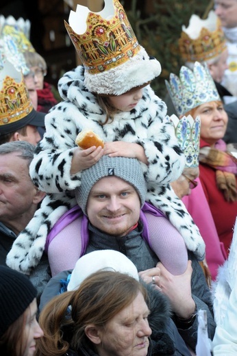 Orszak w Świdnicy - hołd na Rynku