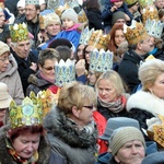 Orszak w Świdnicy - hołd na Rynku