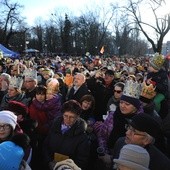 W Radomiu uczestnikami orszaku wypełnił się zarówno plac Corazziego, jak i przyległe ulice i parkowa aleja bp. Jana Chrapka