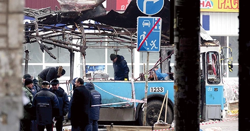 Wybuch bomby w trolejbusie spowodował, że śmierć poniosło 15 osób, a 23 zostały ranne