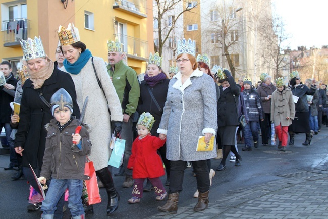 Orszak Trzech Króli w Myślenicach 2014 r.