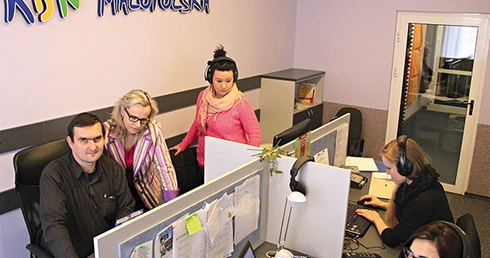 W radiowym „newsroomie” 