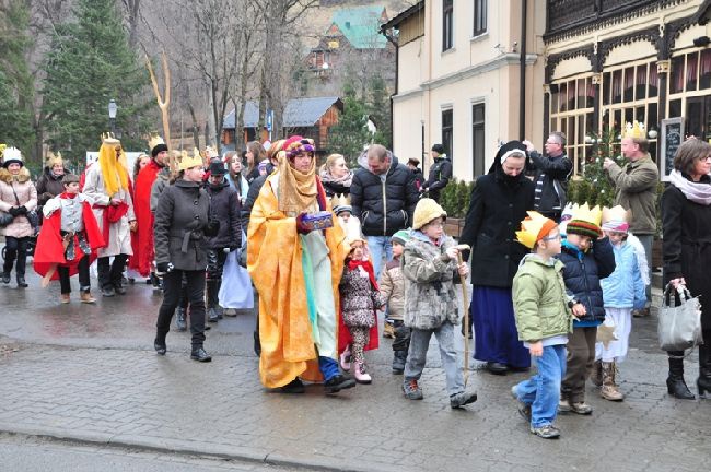 Królewski orszak w Szczawnicy