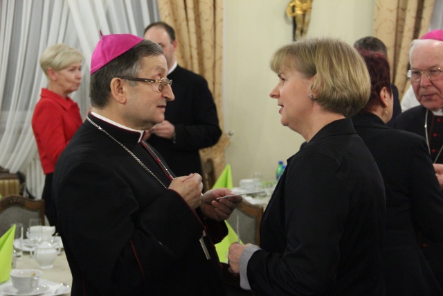 Spotkanie przedstawicieli uczelni wyższych z bp Stefanem Regmuntem