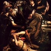 Michelangelo Merisi da Caravaggio „Nawrócenie św. Pawła” olej na desce, ok. 1600, Muzeum Odescalchi Balbi, Rzym