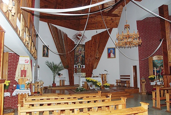  Wnętrze kościoła wymaga jeszcze wyposażenia i drobnych remontów