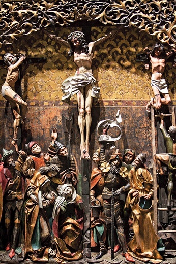 Tryptyk Ukrzyżowania, 1488 r. – jedno z najbardziej przejmujących przedstawień męki Chrystusa