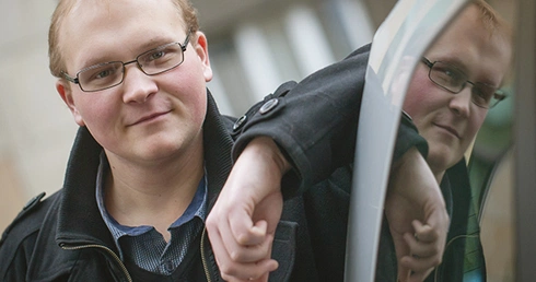 Grzegorz Juranek  listonosz, student teologii, interesuje się liturgią Kościoła 