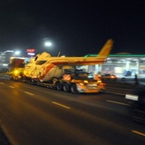 Transport papieskiego śmigłowca