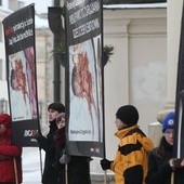 Fundacja "Pro-prawo do życia" protestowała przeciwko aborcji.