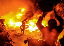 Kijów: kolejna noc zamieszek