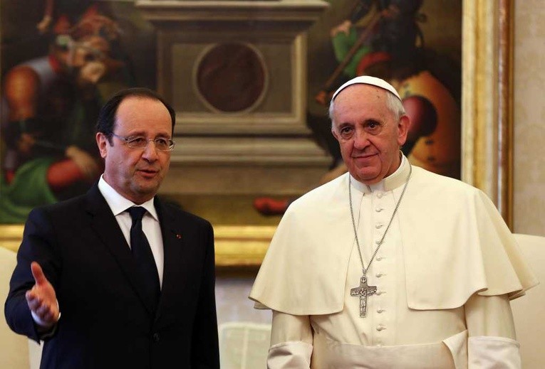 Franciszek spotkał się z Hollande'm 